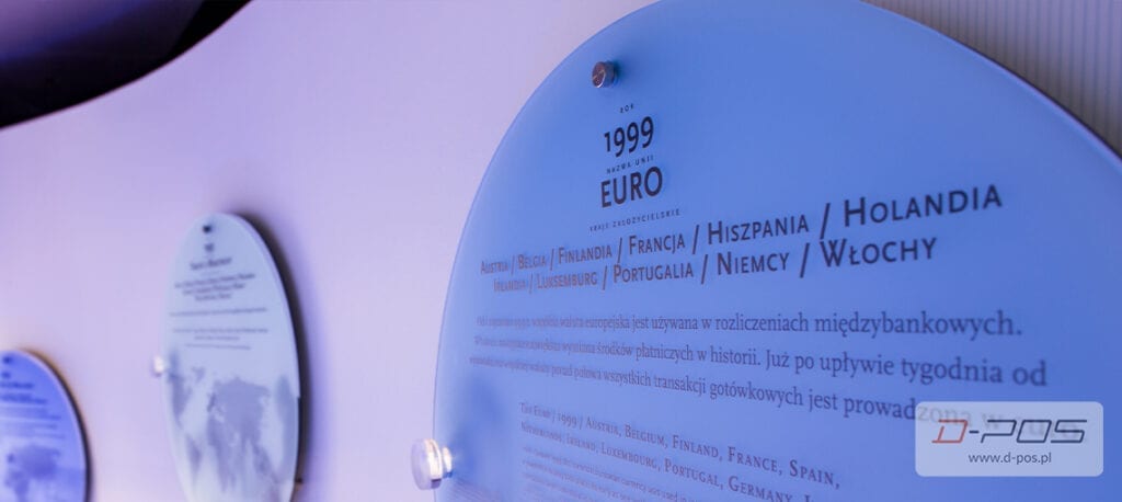 Druk UV na pleksi - koło z nadrukiem wykonanym w technice UV
