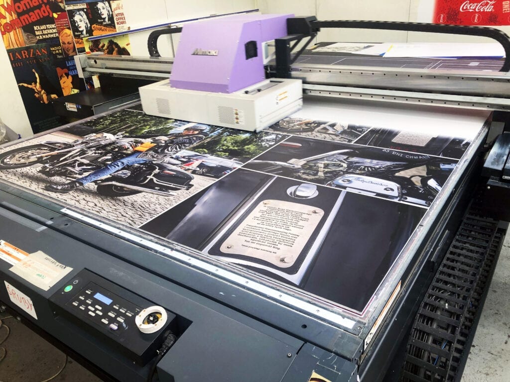 Ploter UV podczas drukowania - profesjonalny druk UV