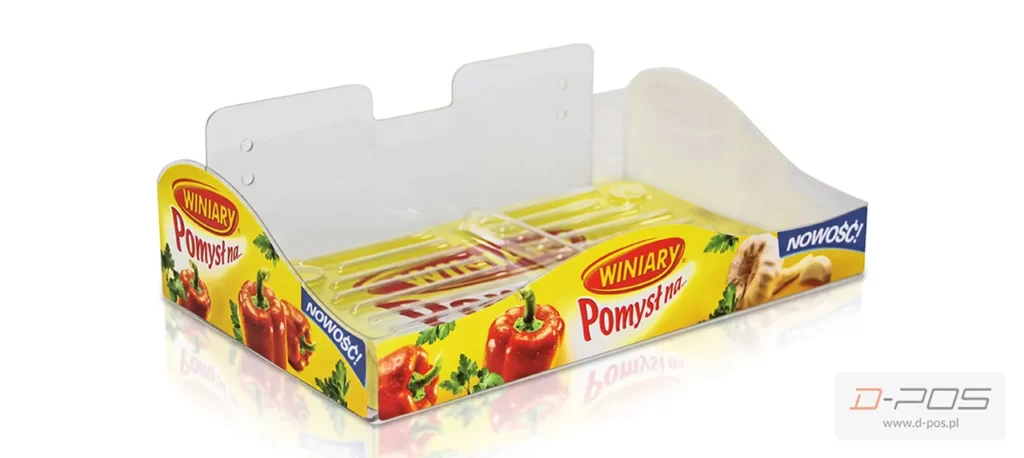 Dyspensery, standy i podkładki z plexi na ladę - materiały POS naladowe